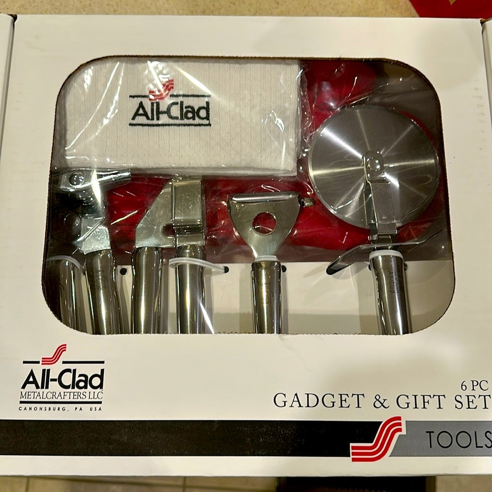 All-Clad 6 Piece Kitchen Gadget Gift Set NIB